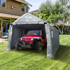 Vevor Outdoor Storage Shelter 10' x 15' x 8' Portable Shed Roll-Up Zipper Door Ventilated Windows New
