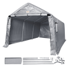 Vevor Outdoor Storage Shelter 10' x 15' x 8' Portable Shed Roll-Up Zipper Door Ventilated Windows New