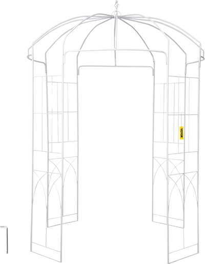 Vevor Birdcage Shape Garden Arbor 9' x 6.6' Arch for Climbing Vines New