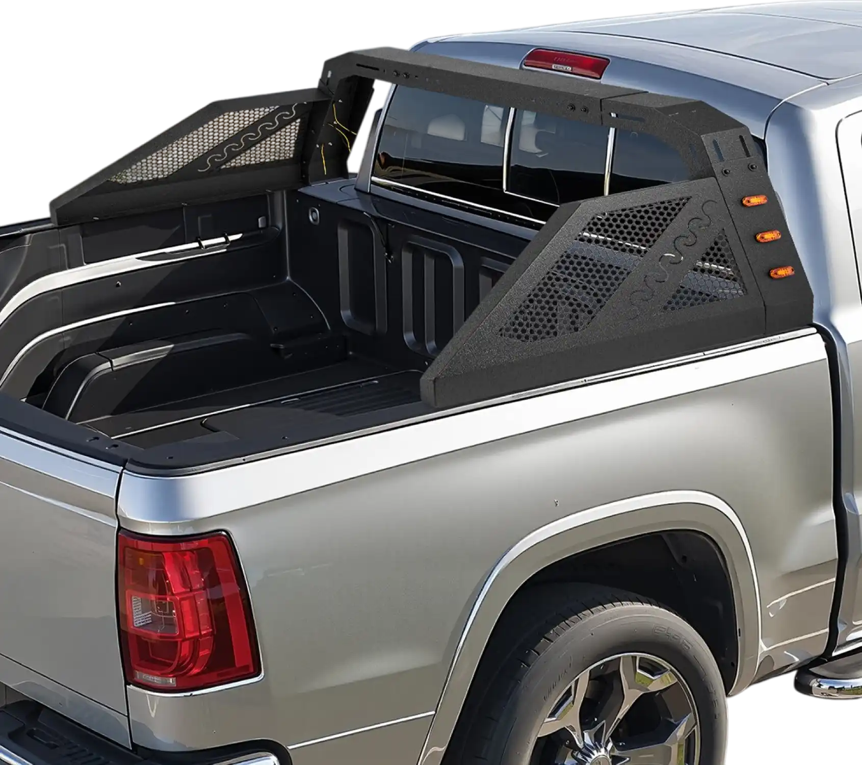 Vevor Truck Bed Roll Bar Universal Chase Rack with Light for Full Size Pickup New