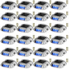 Vevor Solar Driveway Lights with Switch Button Wireless Blue LEDs 24-Pack New