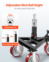 Vevor Trailer Dolly 3500 Lbs Tongue Weight Capacity 18-22" Height Adjustable New