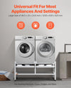 Vevor Washer Dryer Stand Pedestal 48.5" x 25" 590 Lbs Load with Double Tray New