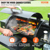 Vevor Portable Wood Pellet Smoker Grill 53" with PID Temperature Control 580 Sq. In. Black New