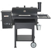 Vevor Portable Wood Pellet Smoker Grill 53" with PID Temperature Control 580 Sq. In. Black New