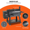 Vevor Portable Wood Pellet Smoker Grill 62" with PID Temperature Control 840 Sq. In. Black New