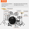 Vevor Adult Drum Set 5-Piece 22" Complete Kit with Cymbals New