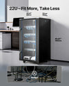 Vevor Network Cabinet 22U Server Rack Enclosure with Locking Door 23.6" Depth 300 lb. Capacity New