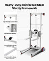 Vevor Material Lift Winch Stacker 70" Lift Height 550 lbs Capacity New