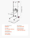 Vevor Material Lift Winch Stacker 70" Lift Height 550 lbs Capacity New