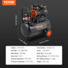 Vevor Air Compressor 4.8 Gallon 900W 2.2CFM @ 90PSI Ultra Quiet Oil-Free New