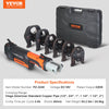 Vevor Pipe Crimping Press Tool Kit with 6 Jaws New