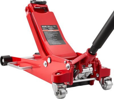 Vevor Low Profile Floor Jack 3 Ton Capacity with Dual Pistons 3.3-20.3 in. Lift Range New