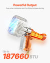 Vevor Propane Heat Gun 187,660 BTU with Regulator and Carry Case New