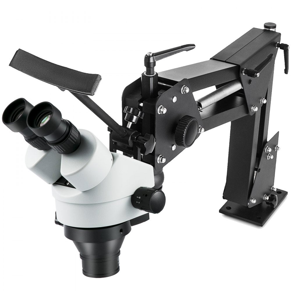 Vevor Micro Inlaid Mirror Multi-Directional Microscope with Spring Bracket 7X-45X Magnification New