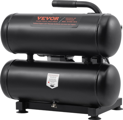 Vevor Air Compressor 4.6 Gal. Max 120 PSI Oil-Free Horizontal Compact Portable New