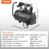 Vevor Air Compressor 8 Gal. Max 120 PSI Oil-Free Horizontal Compact Portable New
