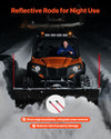 Vevor Snow Plow Kit 43"/60" Width Adjustable Blade Universal Mount for UTV New