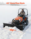 Vevor Snow Plow Kit 48" Universal Attachment Height and Angle Adjustable for UTV New