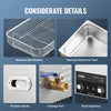 Vevor Ultrasonic Cleaner 22L with Heater and Timer 40kHz 600W New