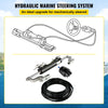 Vevor Hydraulic Outboard Steering Kit 300 HP with Helm Pump for Yamaha Honda Suzuki New