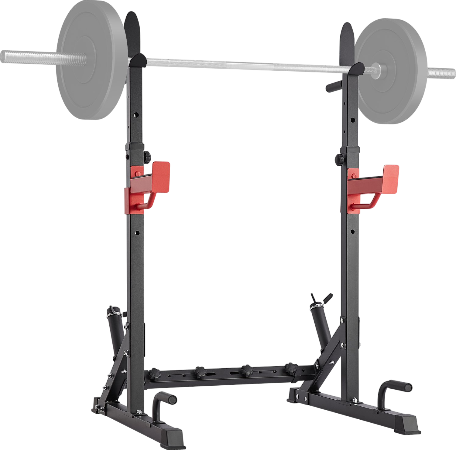 Vevor Squat Stand Power Rack Multi-Functional with Weight Plate Storage Attachment 600 Lbs Capacity New