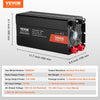 Vevor Modified Sine Wave Inverters 5000W DC 12V to AC 120V w/ LCD Display and Remote Control New