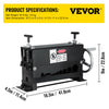 Vevor Wire Stripping Machine 1.5mm-38mm 11 Channels Manual Hand Crank New