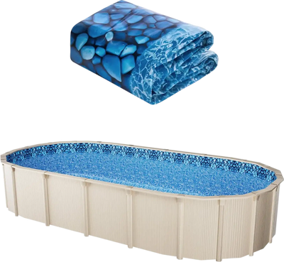 Vevor Oval Pool Liner 15' x 30' Overlap Style 54