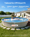 Vevor Pool Liner 27 ft. Round UniBead for 52 in. Wall Height New