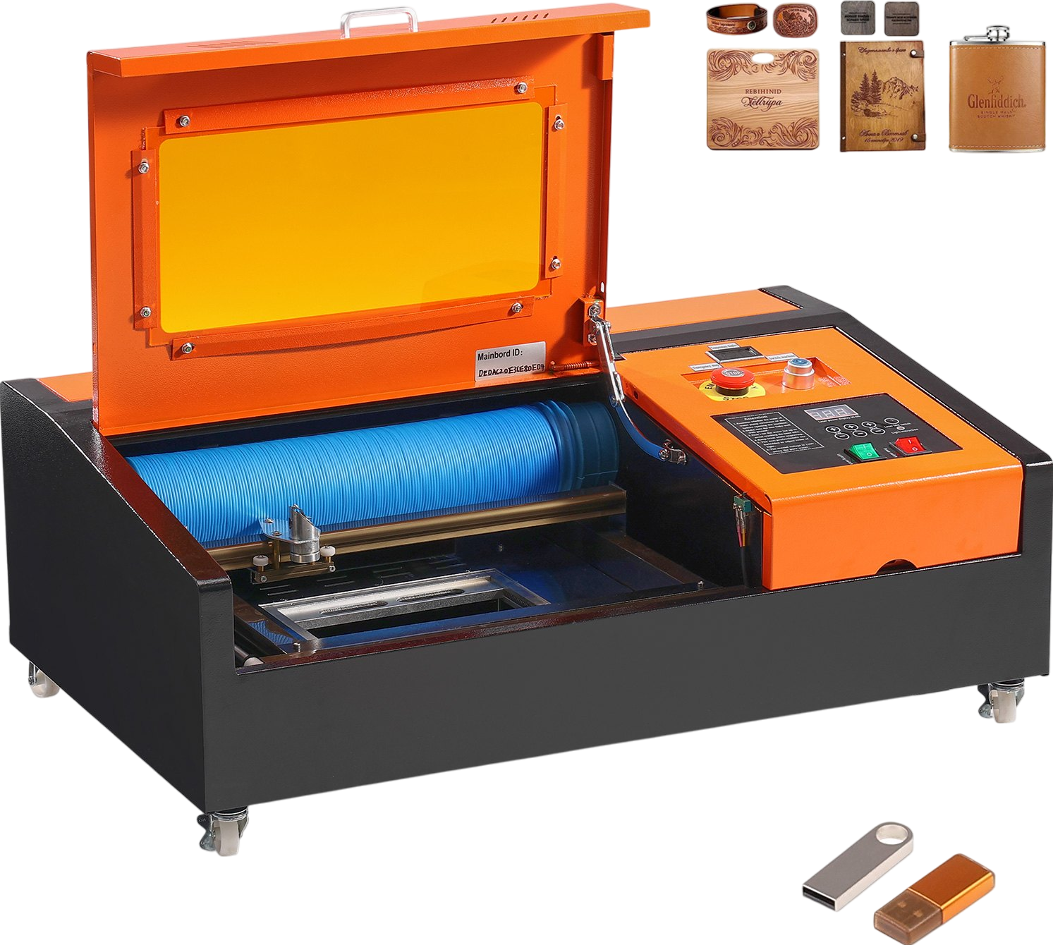 Vevor Laser Engraver 40W Desktop CO2 Laser Cutter Water-Cooled Tube 12