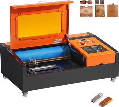 Vevor Laser Engraver 40W Desktop CO2 Laser Cutter Water-Cooled Tube 12
