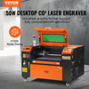 Vevor Laser Engraver 50W CO2 19.7 IPS Laser Cutter Machine with 2-way Pass Air Assist New