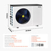Vevor Electric Pool Heat Pump 35,830 BTU for Above/In-Ground Pools New