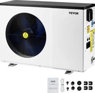 Vevor Electric Pool Heat Pump 35,830 BTU for Above/In-Ground Pools New