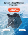Vevor Aquarium Water Chiller 110 Gallon 1/3 HP Adjustable Temperature New
