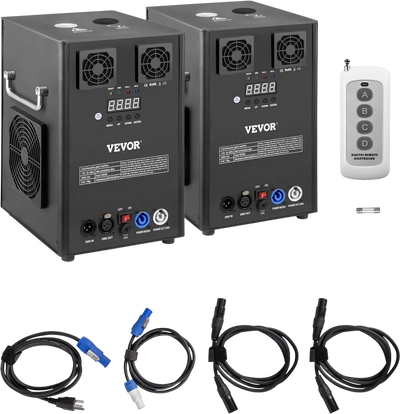 Vevor Cold Spark Machine 400W 6.6' to 9.8' Special Effects DMX Control 2 Units New