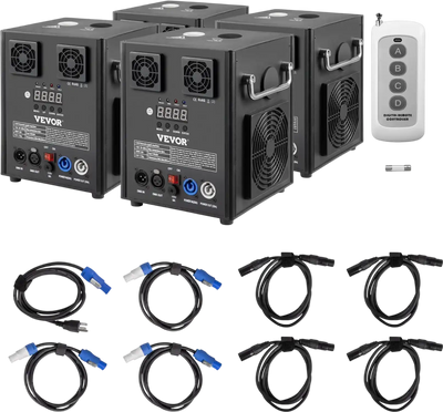 Vevor Cold Spark Machine 500W 5' to 8.2' Special Effects DMX Control 4 Units New