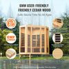 Vevor Far Infrared Wooden Sauna Home Spa for 3-4 People 2470W New