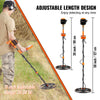 Vevor Waterproof Metal Detector 12" Coil with LCD 7 Modes and Bluetooth Headset New