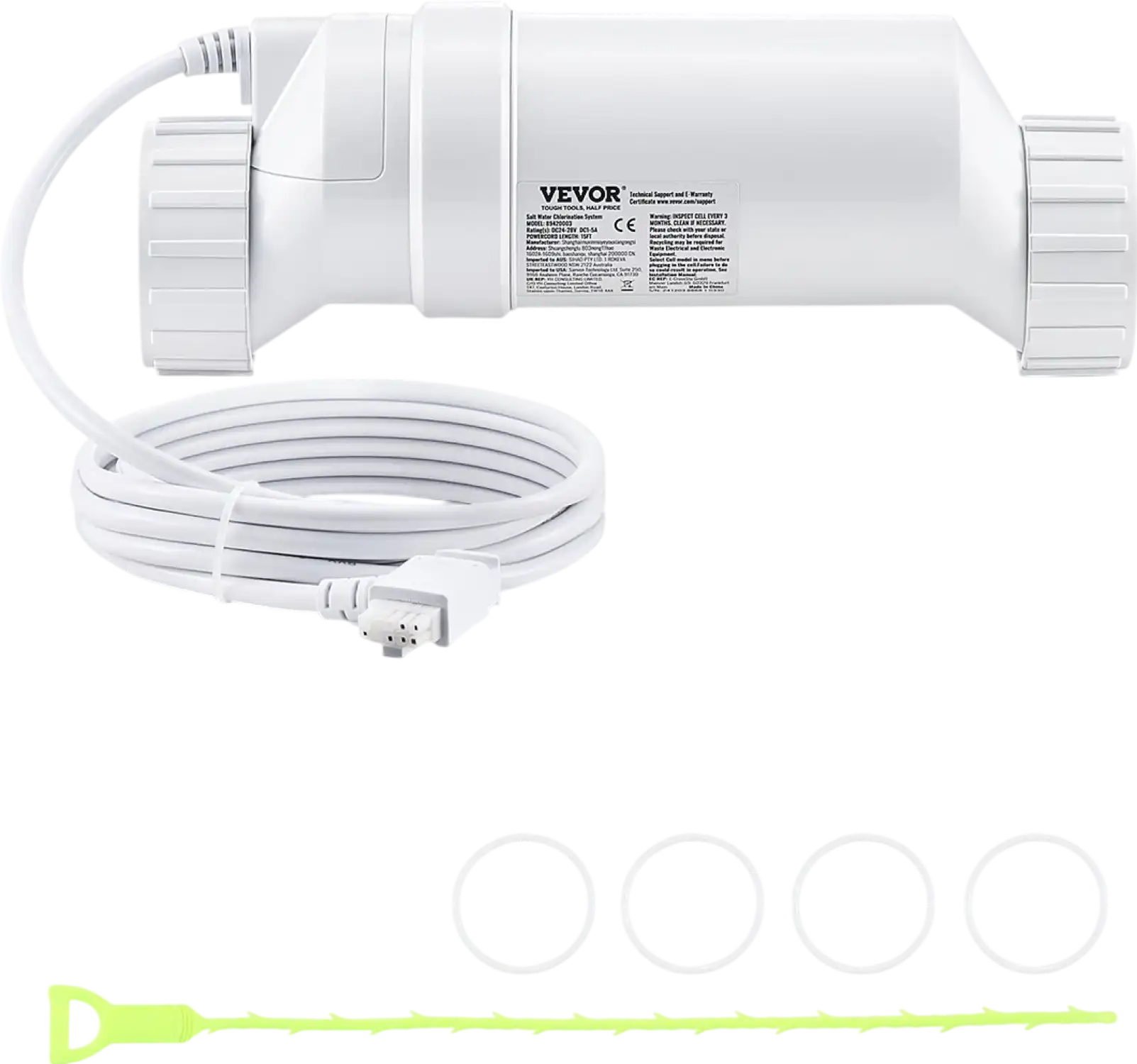 Vevor Salt Water Chlorination System for In-Ground Pools 15,000 Gallons New