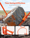Vevor Lifting Tongs 24" Stone Log 2-Claw Grapple 1100 Lbs Capacity New