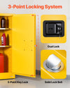 Vevor Flammable Safety Cabinet 29 Gallon 43" x 18.1" x 46.4" with Adjustable Shelf New
