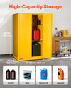 Vevor Flammable Safety Cabinet 65 Gallon 37.9" x 34" x 65" with Adjustable Shelf New