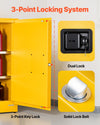 Vevor Flammable Safety Cabinet 13 Gallon 23.2" x 18.1" x 35.4" with Adjustable Shelf New