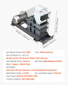Vevor Rock Stone Crusher Machine 1740 RPM 2200W 220V New