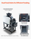 Vevor Rock Crusher Double Rollers 860 kg/h 1740 RPM 1500W 220V New