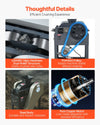 Vevor Rock Crusher Double Rollers 860 kg/h 1740 RPM 1500W 220V New