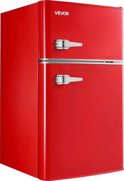 Vevor Mini Fridge with Freezer 3.2 Cu. Ft with Adjustable Temperature New