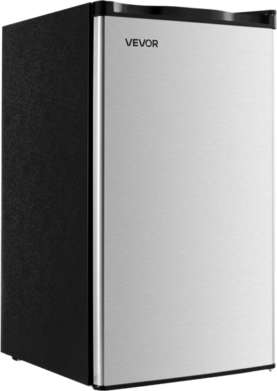 Vevor Mini Fridge 3.2 Cu. Ft. Adjustable Temp Single Door with Freezer Zone New